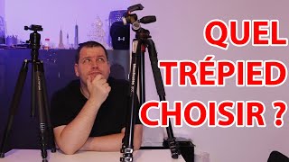 COMMENT choisir son TRÉPIED  Exemple avec Manfrotto et Triopo [upl. by Enelak352]