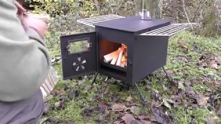 Cooking on the Outbacker firebox stove [upl. by Lourdes]