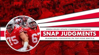 Snap Judgments Ohio State smothers Indiana turns focus to Michigan after topfive battle [upl. by Erbe274]