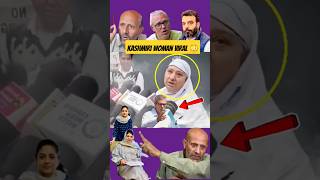 Kashmiri Woman 😳 viral video  Kashmir Election news  shorts  iltija Mufti  ER Rashid  Abdullah [upl. by Giarc502]