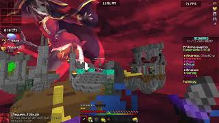 Jogando bedwars no hylex usando a tag apoiador [upl. by Christabel]