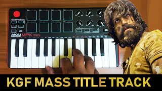 KGF Mass Title Card Bgm  Cover By Raj Bharath  Yash  Ravi Basur [upl. by Bertha]