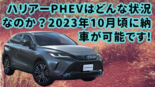 【トヨタ】ハリアーPHEVはどんな状況なのか？2023年10月頃に納車が可能です 最初からZグレードを購入する人が多いことが予想されます。 [upl. by Narton802]