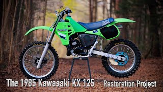 The 1985 KX125 Restoration Project [upl. by Atsirhcal]