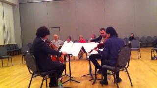 Morton Feldman  String Quartet 2 LIVE excerpt 6 [upl. by Adyahs]