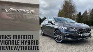 MK5 Ford Mondeo Vignale Hybrid ReviewTribute [upl. by Arataj]