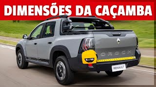 Medidas de Caçamba da Renault Oroch [upl. by Wolliw41]