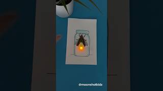 DIY “Firefly in a jar” interactive card Easy and fan paper electronics project for beginners [upl. by Nuy]