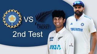 IND vs NZ 2nd test match  live scoring [upl. by Euqinoj369]