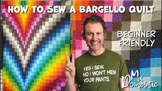 How to Sew a Bargello Quilt BeginnerFriendly Wave Pattern Sewing Tutorial with Mx Domestic [upl. by Ettennig]