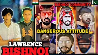 Lawrence Bishnoi Full attitude videos Reaction 🔥😈Lawrance Bishnoi Thug life Dangerous Attitude 🔥 [upl. by Boaten]