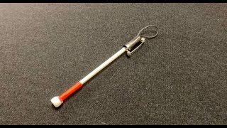 How To Make A White Cane Lapel Pin [upl. by Netsirc]