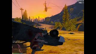 GTA 5 LSSD Vs Trevor 720p Mount Chiliad Blaine County San Andreas [upl. by Leik]