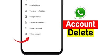 Whatsapp Account Delete karne ka tarika  How to Delete Whatsapp Account Permanently 2024 [upl. by Tavis]