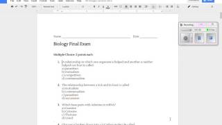 Biology Final Exam Page 1 [upl. by Eyaj]