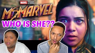 MS MARVEL TRAILER REACTION Marvel Studios Official  COUPLE REACTION TO MS MARVEL TRAILER [upl. by Hcra30]