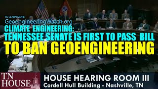 Climate Engineering Tennessee Senate Is First To Pass Bill To Ban Geoengineering [upl. by Polloch]