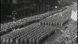 That one video of soldiers marching to Sublimation by Neo Fresco but its the WWII US Victory Parade [upl. by Enelia937]