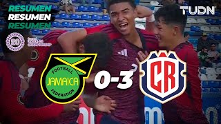 HIGHLIGHTS  Jamaica 03 Costa Rica  CONCACAF Sub20 Championship  TUDN [upl. by Minoru]