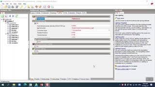 Lecture 7 DesignBuilder tutorial lighting system HVAC system and energy simulation [upl. by Soiritos]