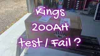 KINGS 200AH Lithium Battery Test and Teardown [upl. by Mireille]