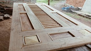 दरवाजा कैसे बनाते हैं how to make a door [upl. by Nonnahs]