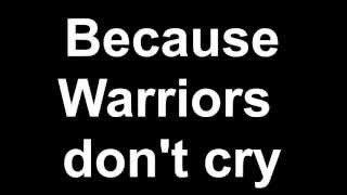 Beres Hammond  Warriors dont cry Lyrics [upl. by Ahsonek58]