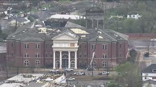 Newnan tornado classified as an EF 4 storm [upl. by Niuqauj405]