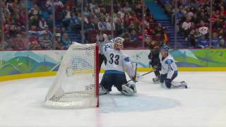 Finland 50 Germany  Mens Ice Hockey  Vancouver 2010 Winter Olympics [upl. by Ahsikyt]