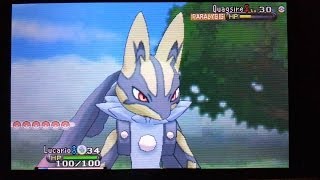 Shiny Mega Lucario  Pokemon X Pokeradar [upl. by Sandi129]