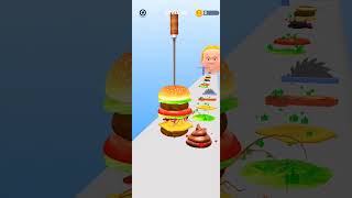 shorts  Burger X Run Game All Level Max🤯 gameplaygaming trendingviral youtubeshorts [upl. by Thetos]