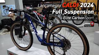 Caloi Elite Carbon FS 2024  Lançamento modelo Sport  Pedal Planejado  86 [upl. by Amethist397]