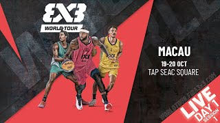 RELIVE  FIBA 3x3 World Tour Macau 2024  Day 1  Session 1 [upl. by Ojela76]