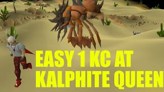 OSRS  Solo Kalphite Queen Guide for Desert Hard Diary Budget Gear [upl. by Naghem]