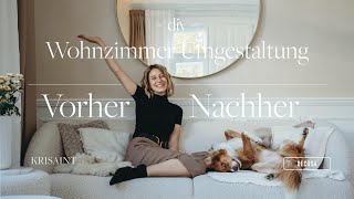 Wohnzimmer MakeOver mit Wandkassetten Stuck und Kreidefarbe  Altbau [upl. by Ssidnac]