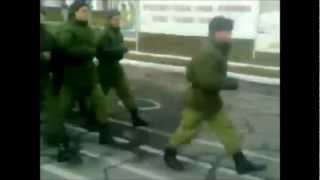 Russian Army Marches to Spongebob Squarepants Theme Song [upl. by Lamhaj]