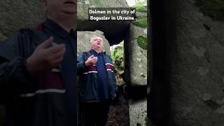 Dolmen in the city of Boguslav in Ukraine shorts dolmen shortvideo [upl. by Aisek]