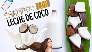 😃Cómo hacer Shampoo de coco 🥥 para el cabello [upl. by Odette]