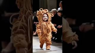 Cutest baby fashion show featuring foodThemed outFits kidsfashion runwayshow youtubeshorts [upl. by Ailisec]