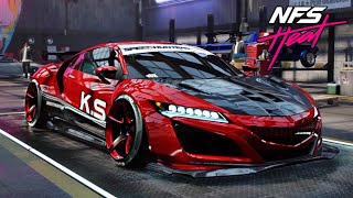 AKURA NSX build and gameplay NeedForSpeed heat [upl. by Wildermuth]