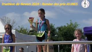 Triathlon Nevers 2024 Remise des prix Jeunes [upl. by Eki607]