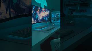 Next Level gaming monitor 2024  anime gamingsetup setup [upl. by Nyvrem]