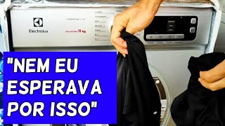 Coloquei 4 Peças de Roupa na Secadora Electrolux Essential Care 11kg STH11 pra testar [upl. by Alleber]