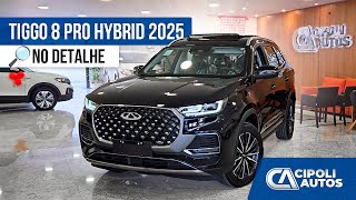 NOVO TIGGO 8 PRO HYBRID 2025  Esportivo espaçoso e econômico  No Detalhe🔎 [upl. by Ole622]