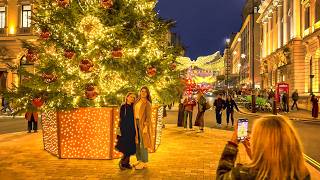 2024 London Christmas Lights Tour ✨ Carnaby amp Regent Street Christmas Lights Walk 🎄 4K HDR [upl. by Ginger]