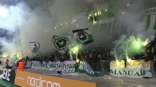 Hammarby winning tifo against Djurgården in Swedish Cup 2016 [upl. by Emiatej]