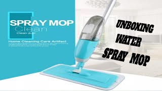 LAZADA  SHOPEE SPRAY MOP UNBOXING WATER SPRAY MOP [upl. by Elleuqar631]