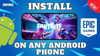 How To Install Fortnite On Android 2024 NEW UPDATE [upl. by Libbna]