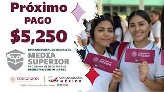 🔔 Becas Benito Juárez 2023 💰 Recibe pago de 5 mil 250 pesos  Prepa o Bachiller en FEBRERO [upl. by Krystle]