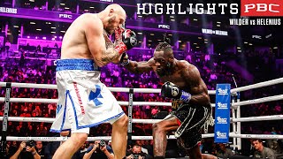 Wilder vs Helenius HIGHLIGHTS October 15 2022  PBC on FOX PPV [upl. by Tezzil]